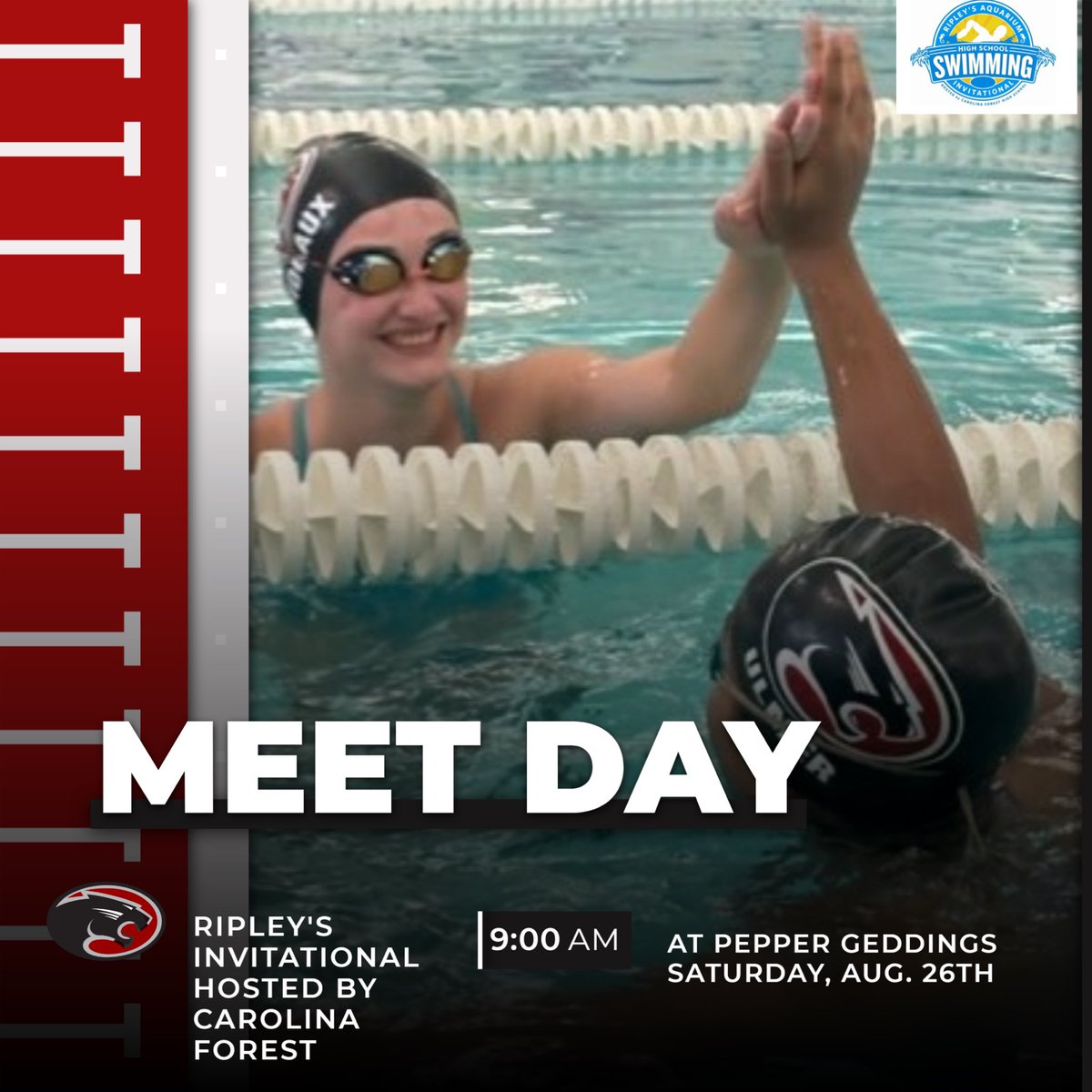Best of Luck to <a href="/cfhighschool/">Carolina Forest HS</a> swim team at Pepper Geddings! <a href="/CFHPrincipal/">Driggers</a> <a href="/BDunnsports/">Brandon Dunn</a> <a href="/ChrisParksWBTW/">Chris Parks</a> <a href="/_danny_kelly/">Danny Kelly</a>
@myhorrynews <a href="/AckAttackk/">Dave Ackert</a>