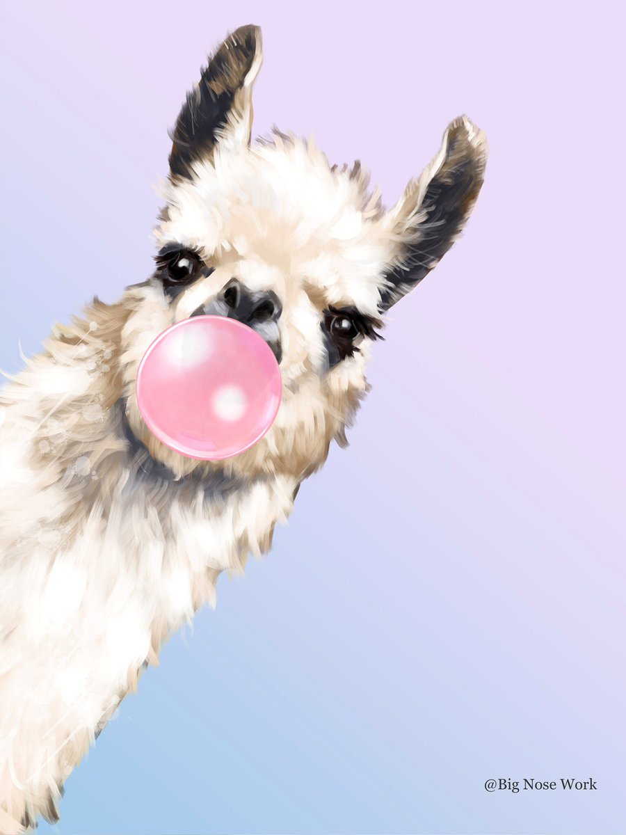 Bubble Gum Sneaky Llama #N1

society6.com/art/bubblegum-…

#bignosework #llamalove #llamallama #llamaart #bubblegumllama #chewing #playfulanimals #animallover #cutellama #digitalart #procreateillustration #illustrationartists #nusery #nuserydecor #kidroomdecor #artprint #sneaky