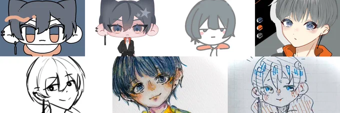 本当はまだまだあるけど、皆に描いていただいた代理くん可愛い〜