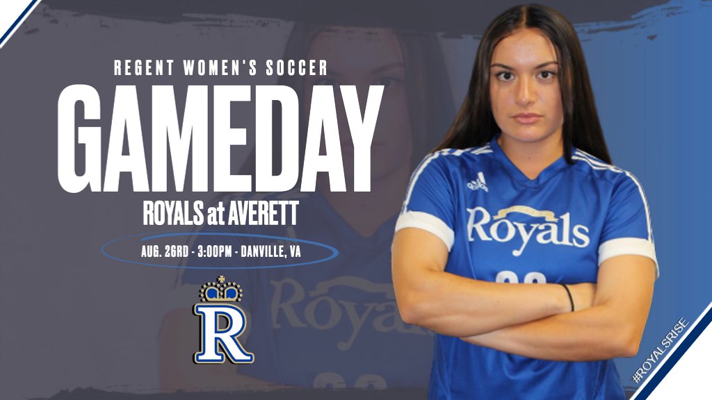 Regent_Royals's tweet photo. GAMEDAY.  Women's Soccer is in Danville, VA today to face Averett University.  Kick-off is scheduled for 3:00pm. @RegentU #RoyalsRise https://t.co/HCajK9zCBJ