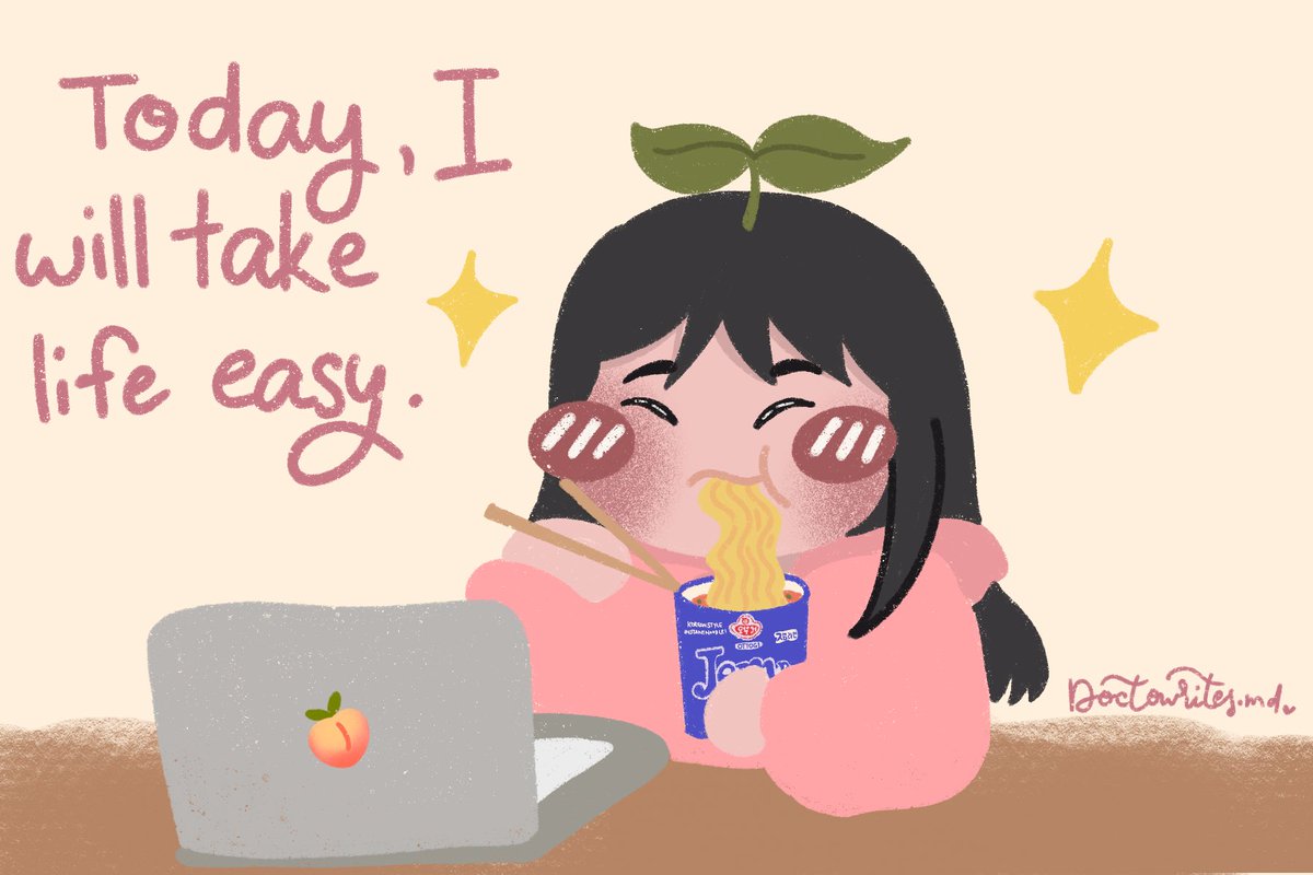 doctowrites_md's tweet photo. Don’t feel guilty to take a little time for yourself! Self-care is just as important as your studies and work 🌻 https://t.co/8EQo4zO34i