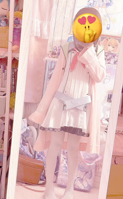 昨日ファンボックスで上げてた9nineの九條都(みゃーこ先輩)のコスプレ衣装 #男の娘
