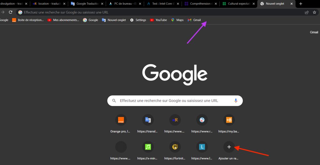 KocoSy's tweet image. Raccourci page d'accueil Google

Si vous souhaitez enregistrer des liens en favoris, il suffit de cliquer sur l’icône +, ajouter un raccourci et ensuite d’ajouter le lien du site que vous voulez.

Voilà ! vous n’avez plus qu’à cliquer sur l’icône du site ! 😁