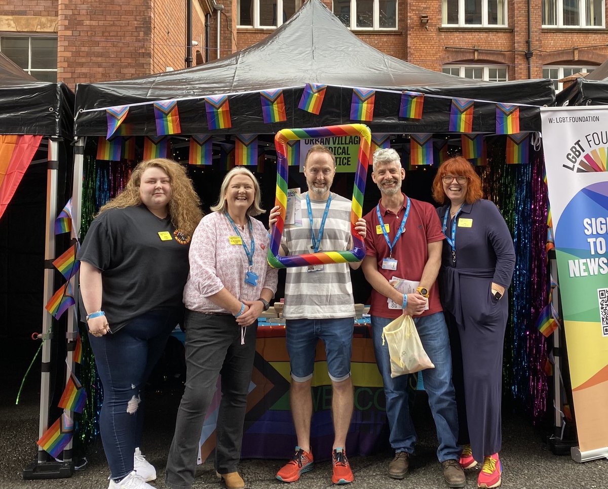 urbanvillagemcr's tweet photo. We’re at @ManchesterPride all weekend, find us on the Community Lane on Chorlton Street.  We’re talking to people about the barriers to good #GP services.  We’d love to see you https://t.co/ssDgu1tJht