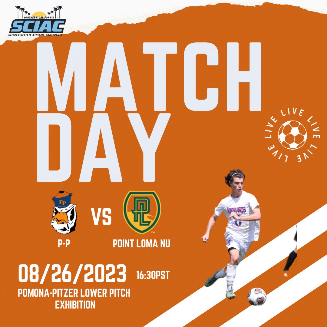 P_PMSOC's tweet photo. ‼️Match Day‼️ 
📍Pomona-Pitzer Lower Pitch 
⏰16:30PST 
🆚 Point Loma NU https://t.co/q7UAZbqIOT