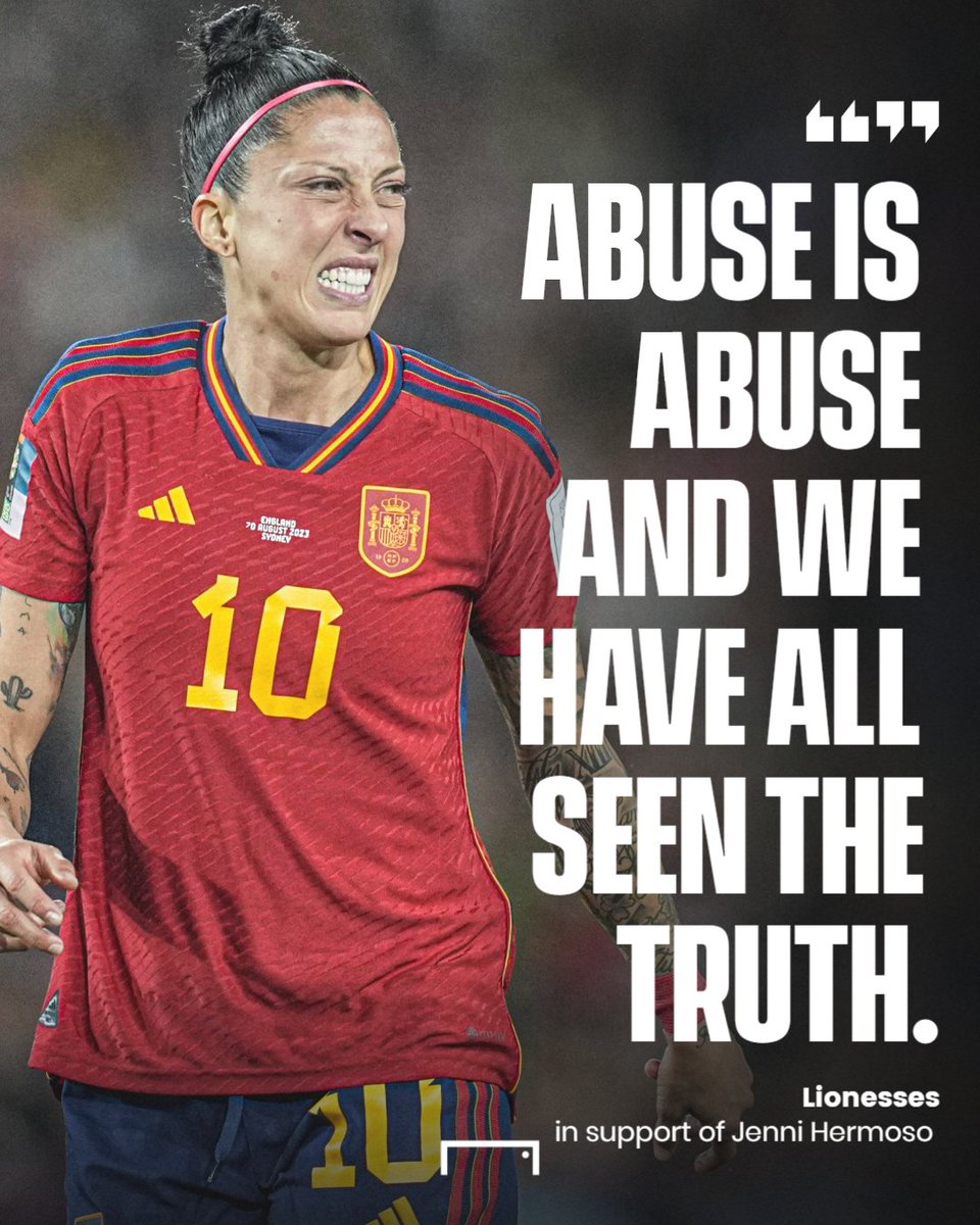 goal's tweet photo. The Lionesses send their message of support for Jenni Hermoso 🇪🇸 https://t.co/Rt95rpvBmC
