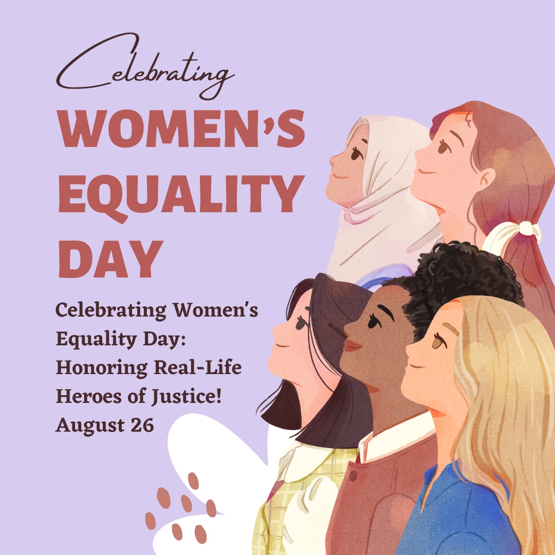W4LJA's tweet photo. 🗓️ On Women's Equality Day, we pay tribute to the extraordinary women who continue to lead the charge for gender equality, breaking barriers and making a real impact in our world. 🌈🌍
#WomensEqualityDay #RealLifeHeroes #InspiringLeaders #ChampionOfJustice #GenderEquality https://t.co/pQpx7Ph2CA