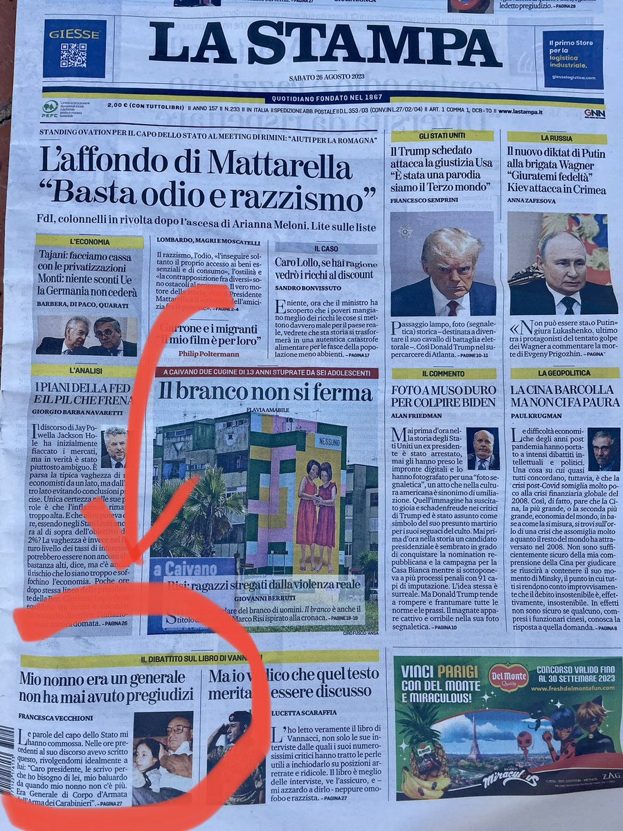La mia riflessione su <a href="/LaStampa/">La Stampa</a> di oggi con una lettera al Presidente Mattarella instagram.com/stories/france…