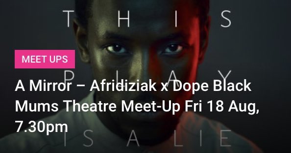 🤎🎭Thank you to everyone who joined us for our <a href="/Afridiziak/">Afridiziak Theatre News 🤎🎭</a> x <a href="/dopeblackmums/">Dope Black Mums</a> theatre meet up to see A MIRROR <a href="/AlmeidaTheatre/">Almeida Theatre</a> last week. Shout out to #MichealWard on his theatre debut 👏🏾 💐 @SODEA_ <a href="/NinaMalone/">Nina Malone (She/Her) 🇯🇲</a>