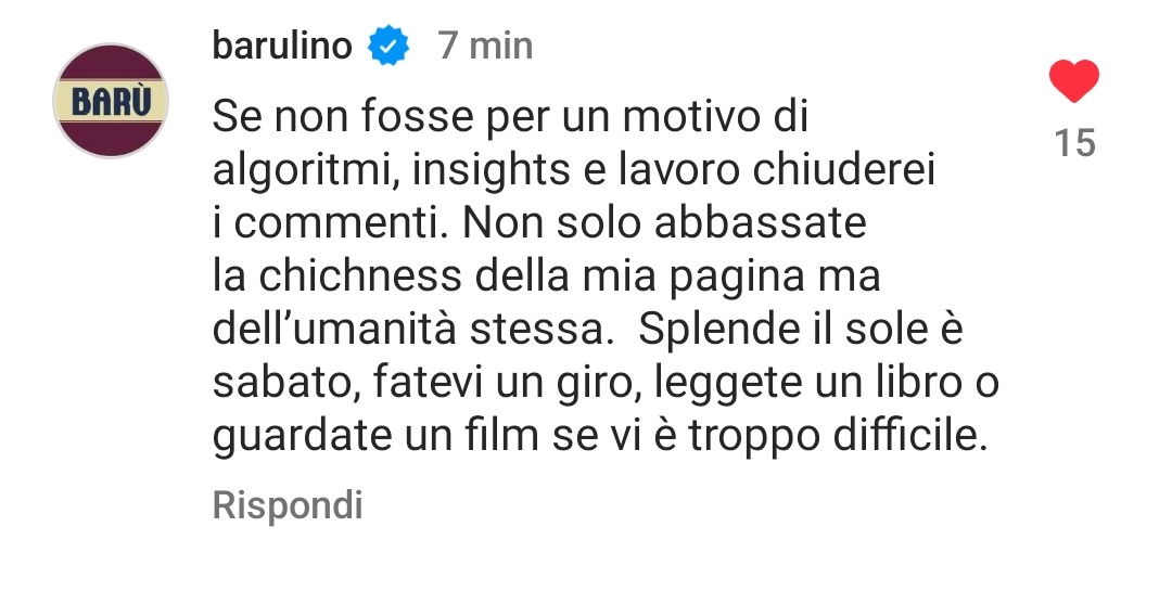 cipcipdlo567's tweet photo. Adesso lo ha scritto educatamente ... chissà se anche stavolta avrete qualcosa da ridire per rompere il cazzo anche in pieno agosto #barulino #baru https://t.co/EcKGW4T07d