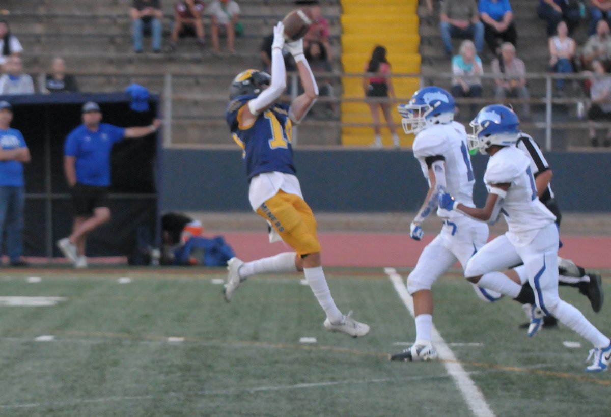 The Nevada Union Miners earn their first win of the season 26-6 over the Wheatland Pirates <a href="/TheUnion/">TheUnion</a> <a href="/Lsportstakes/">L's Sports takes</a>