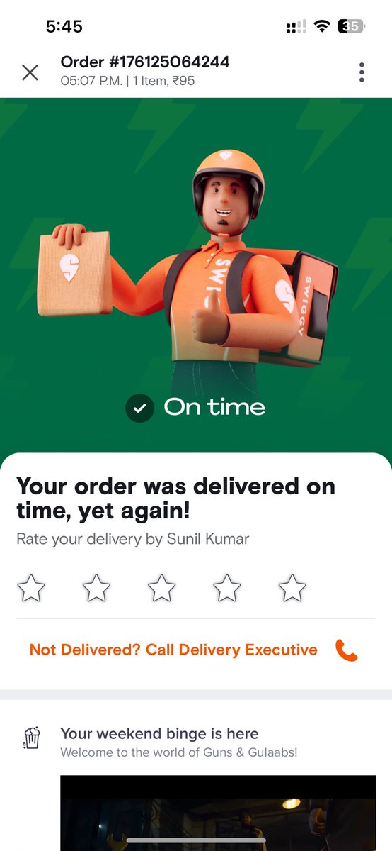 _Aditya117's tweet photo. @ChandakBL @SwiggyCares @Swiggy @BandBajaateRaho @WeAreSwiggy @Swiggy @SwiggyCares Today again ordered Swiggy, the delivery partner said its my daughters birthday and paid him a tip of ₹100 instead of all this shitty behaviour of swiggy. 

Swiggy one day you’ll loose all your good customers. 

Never happy with Swiggy resolutions. https://t.co/y3AdrBRHbn