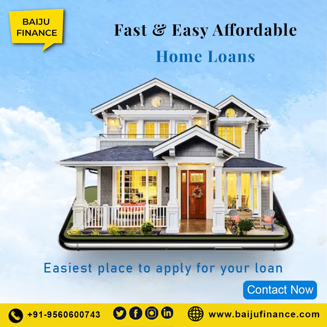 Fast & Easy Affordable Home Loans
Easiest place to apply for your loan

For more details Contact Now: +91-9560600743

.
.

#baijufinance #HomeLoan #Home #Yourdreamhome #HousingFinance #Loans #Homeloan #Quicksanctions #Documentation
#Homeloantips #Homeloansmadesimple