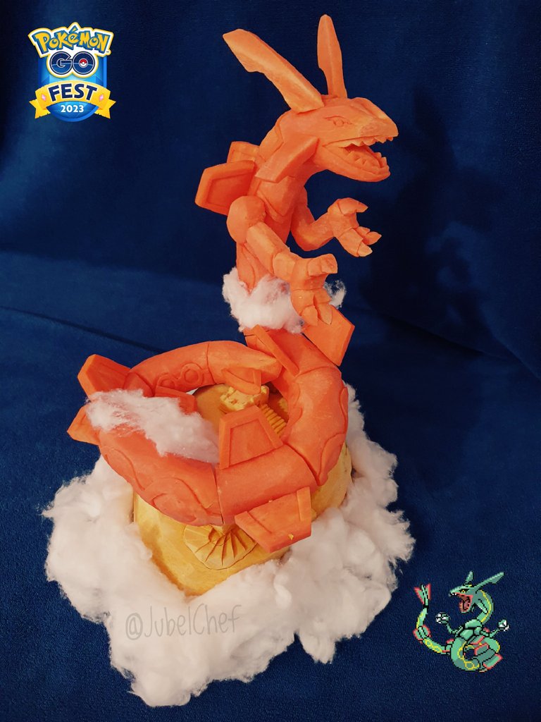 JubelChef's tweet photo. Healthy carrot salad, anyone? 👨🏻‍🍳 A good #PokemonGOFest2023 to all! ✨️✨️

#Pokemon #pokemonfood #rayquaza #ポケモンGO #PokemonGO @Pokemon @PokemonGoApp https://t.co/rqyI20nl2Q