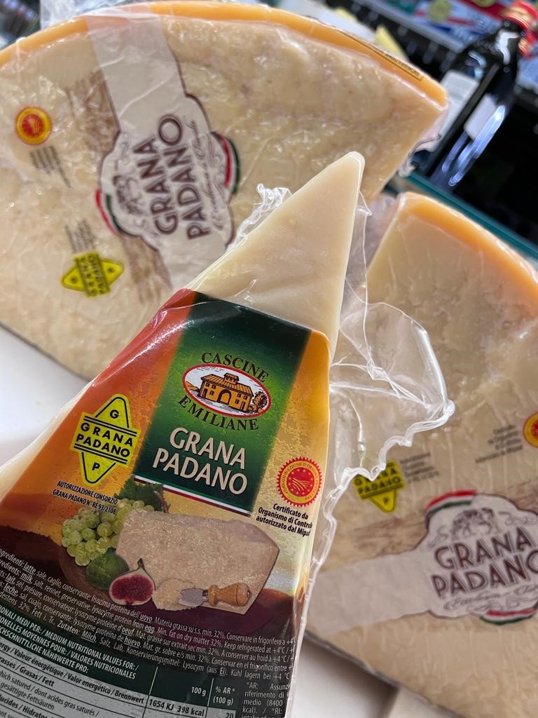 SPECIAL OFFER!!! Old Grana Padano - at least two years old - reduced by 10% for a limited period. Just £18 per kilo. While stocks last! #cheese #deli #TopofTown @BradfordMarkets