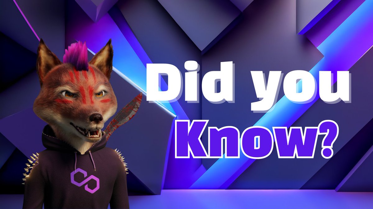 👑 Did you know?

💜 In Web3, everyone is a creator. On the Polygon protocol, minting your own NFTs is a snap and doesn't cost an arm and a leg.

🦊 🧵1/9  #PolygonNFTs