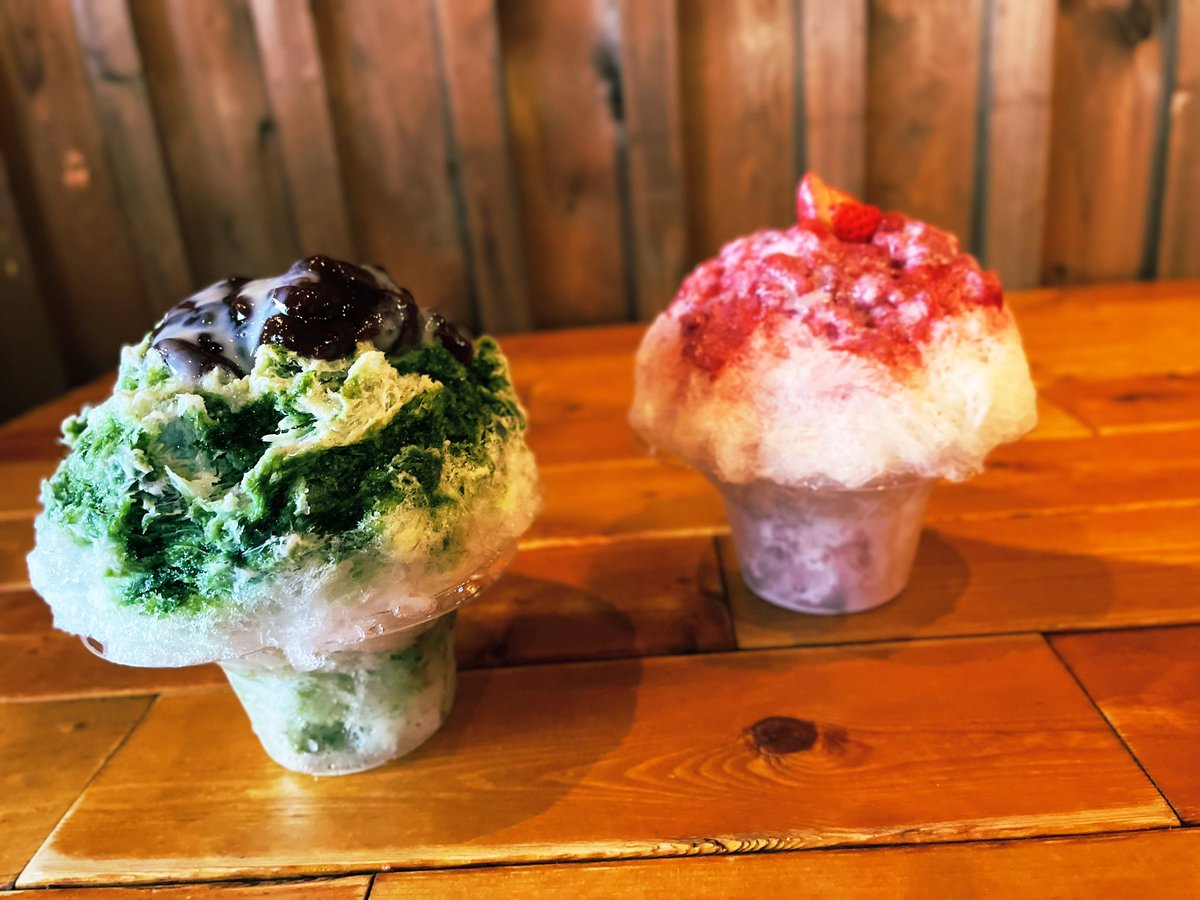 koluwan's tweet image. 今日食べた物
①とっても美味しいガーリックシュリンプ🦐
どうしてもとーちゃんに食べさせたかったの🤤
滝川でランチ🍽
サービスで頂いたアイスも美味しかった🍨😋
 #n_and_n
 ②暑さを内側からクールダウンのかき氷🍧
 #snowlab
 #スノラボ