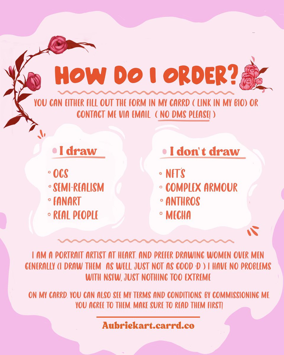 Manage to get my X (😪) account back,
✨I have recently opened my commissions, here’s all the info✨
Link in bio for the form 💜