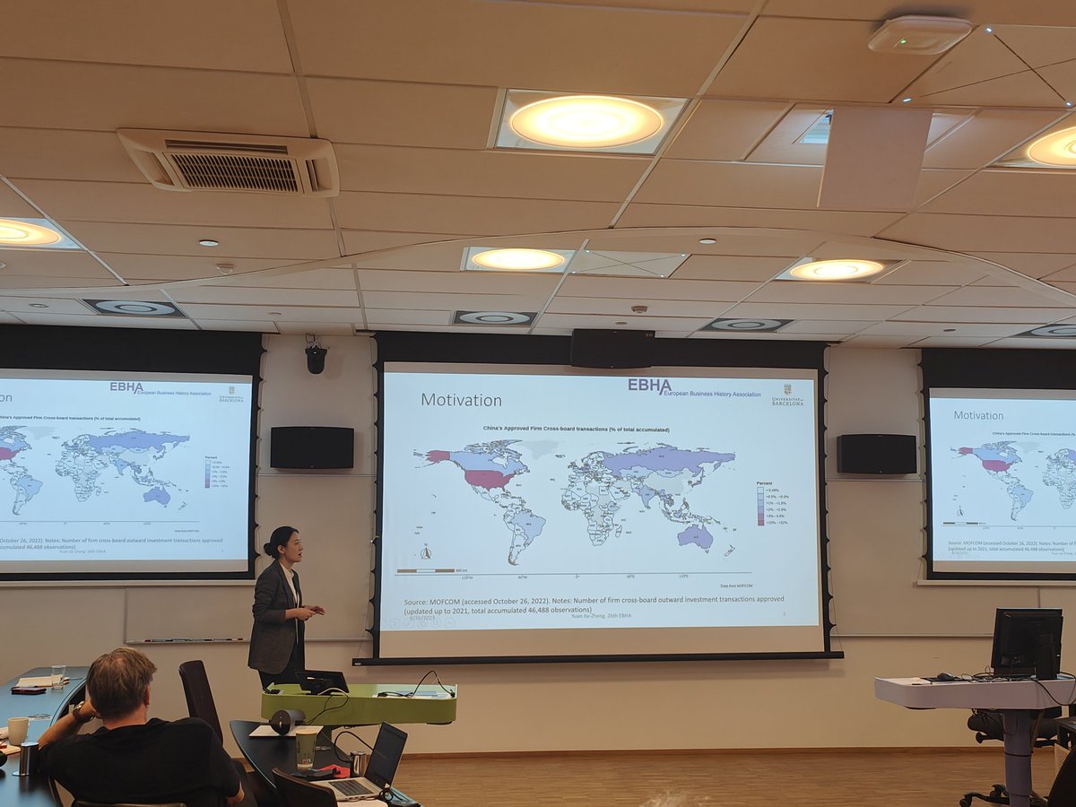 GhassanMoazzin's tweet photo. Now @yuanjiazh speaks about "China’s Outward Investment in the European Automotive Industry: Squaring the Circle during the 21st Century" at the #EBHA Annual Congress https://t.co/xe7heSalz7