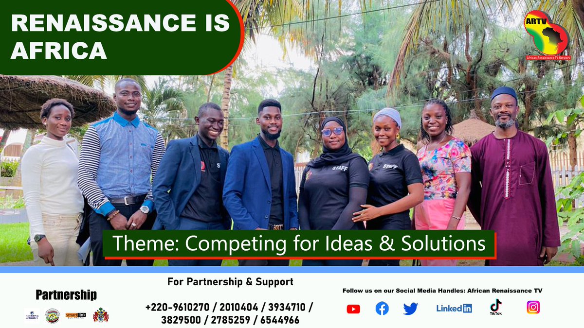ARTV_African's tweet photo. Friday the 25th of August 2023, marks the official launching of Renaissance is Africa pitch challenge at Sunbird Beach Bar &amp; Restaurant in Bijilo, The Gambia. 

The event was witnessed by invited guest, members of media and well-wishers

Follow us for more insights https://t.co/TJZmu4rOUE