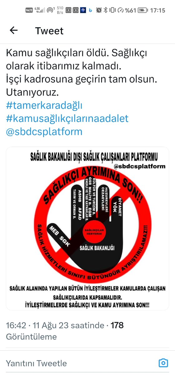 <a href="/MemurSenKonf/">Memur-Sen</a> Sendikalar ve hakem kurulu
Zammınız sizin olsun,
İtibarımızı verin,
@sbdcsplatform 
<a href="/MemurSenKonf/">Memur-Sen</a> 
<a href="/Kamu_Sen/">Türkiye Kamu-Sen</a> 
<a href="/_aliyalcin_/">Ali YALÇIN</a> 
<a href="/OnderKahveci/">Önder Kahveci</a> 
<a href="/HBTONBUL/">Hacı Bayram Tonbul 🇹🇷</a> 
<a href="/TurkesGuney/">Türkeş Güney</a> 
<a href="/KamuVetHekimler/">Kamu Veteriner Hekimleri Platformu</a> 
<a href="/SaHaDernegi/">Sağlık Çalışanları Hak Ve Mücadele Derneği</a> 
<a href="/SaHaDerAnkara/">ANKARA SAHADER İL TEMSİLCİLİĞİ</a>
