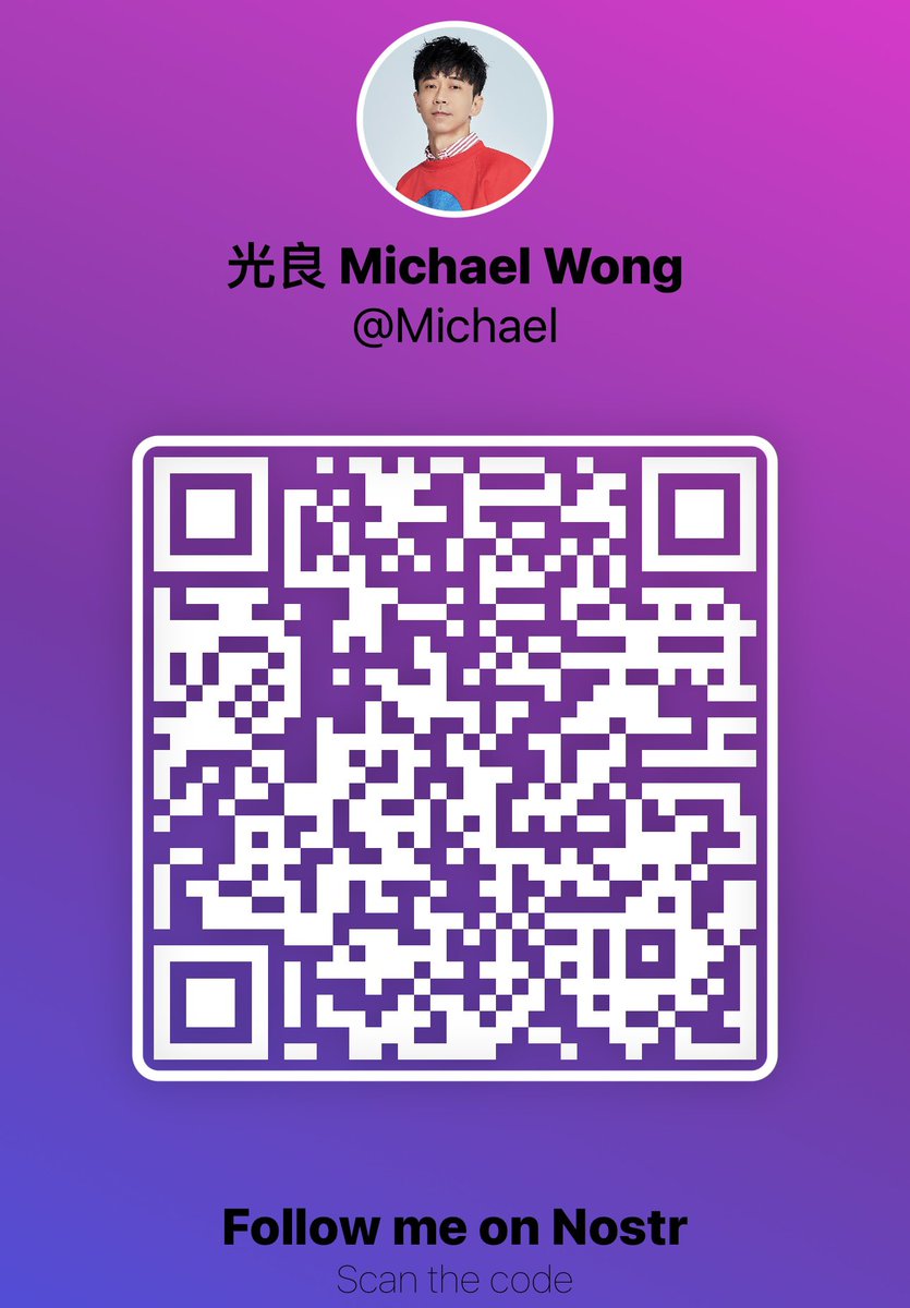 MichaelXYmusic's tweet photo. 歡迎追蹤我的Nostr:
npub1kr5vqlelt8l47s2z0l47z4myqg897m04vrnaqks3emwryca3al7sv83ry3 https://t.co/wt2K3j19dO