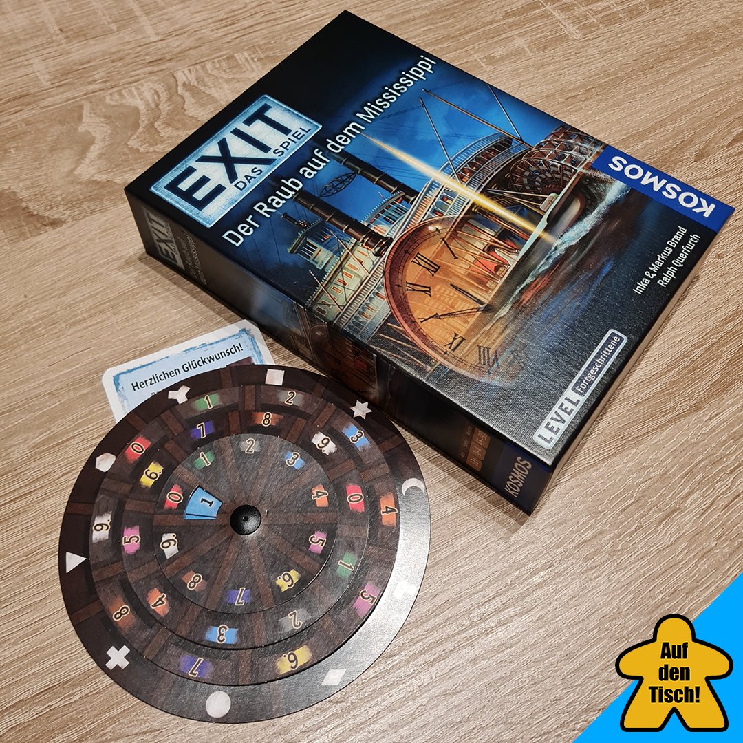 aufdentisch1's tweet image. Gestern haben Chris und ich mal wieder mit einem Exit-Spiel ausgepackt und wir waren auf dem Mississippi unterwegs. Den Raub aufzuklären hat Spaß gemacht und es gab wieder einige kreative Einsätze des Materials.

#aufdentisch #exitgame #exitgames @KOSMOS_Verlag