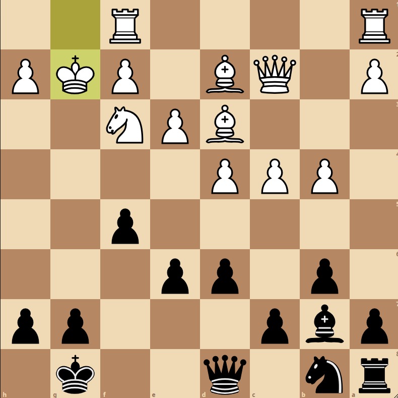 GrandChessTrain's tweet photo. Simple Mate in 2, can you see it?
#ChessRiddle #Chess https://t.co/vTWT0iinTk