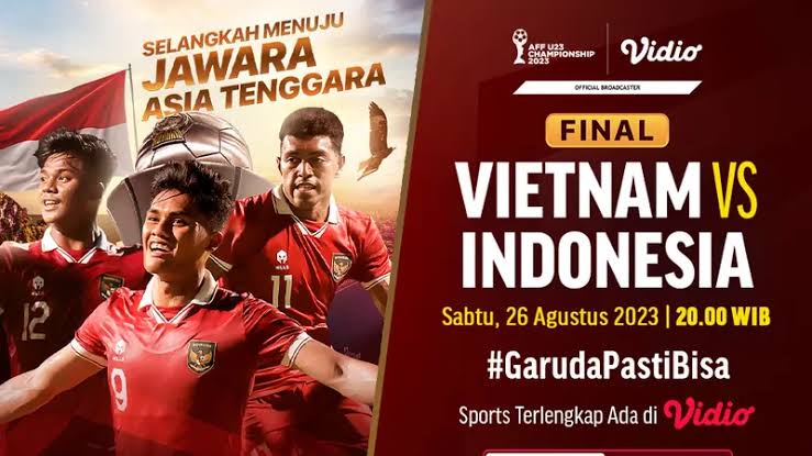 Link live streaming Final AFF U23 Championship timnas Indonesia 2-1 Vietnam Malam Minggu Ini:

🔴 Vietnam U-23 vs Indonesia U-23

Link Streaming: decul2.blogspot.com/2023/07/live-s…
.
.
.
.
#TimnasDay #AFFU23 #TimnasIndonesia #GarudaPastiBisa