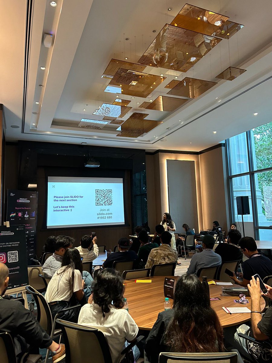 TheProductfolks's tweet photo. @nikhilkumarks @paytminsider @juspay @richysmart @Amplitude_HQ @gautham_in @DisneyPlusHS @mixpanel @SendBird @WebEngage @devrev @segwise_ai @netcore_cloud @bbharadwaj @upstox @nirat @HouseOfBelongg @CChid108 @mysaltapp @agniva_si @yougotfam @ParikshitGD @hvpandya @anjalisosale @WBridgeVentures @v0hra @ZeptoNow @saurabhjain1099 In today’s Masterclass on Product-Led Growth 🚀, 

Neha Nathan from @mixpanel , revealed how velocity is more important than speed for a product 📈

🔎 We further dived into data driven product momentum and immersive case studies at…

#TPFUnConference23 https://t.co/QRwl6i4tuP