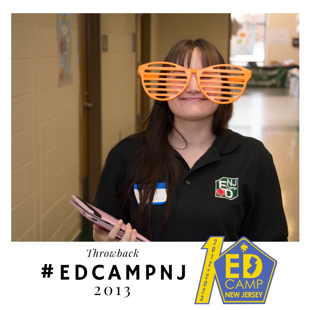 EdCampNJ's tweet image. There might be big glasses at #edcampnj in 2023 like there were in  2013!

Join us on 11/18/23 at New Brunswick HS! 

@nbpschools #njed #satchat