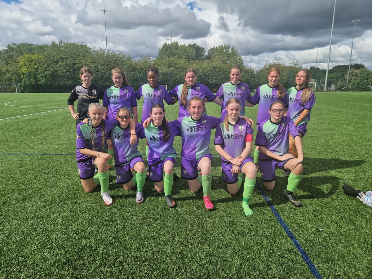 athena_glasgow's tweet photo. An amazing team performance today from our U16's with a dominant 5-0 win over Drumchapel Girls. 💜💚 https://t.co/wr5XJ6Hso3