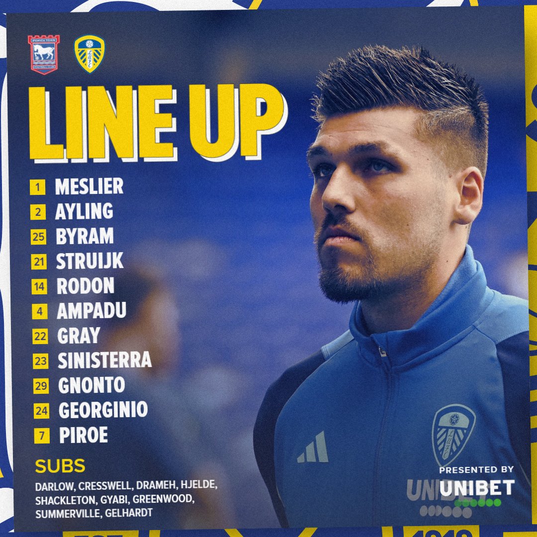 📋 Your #LUFC Starting XI...