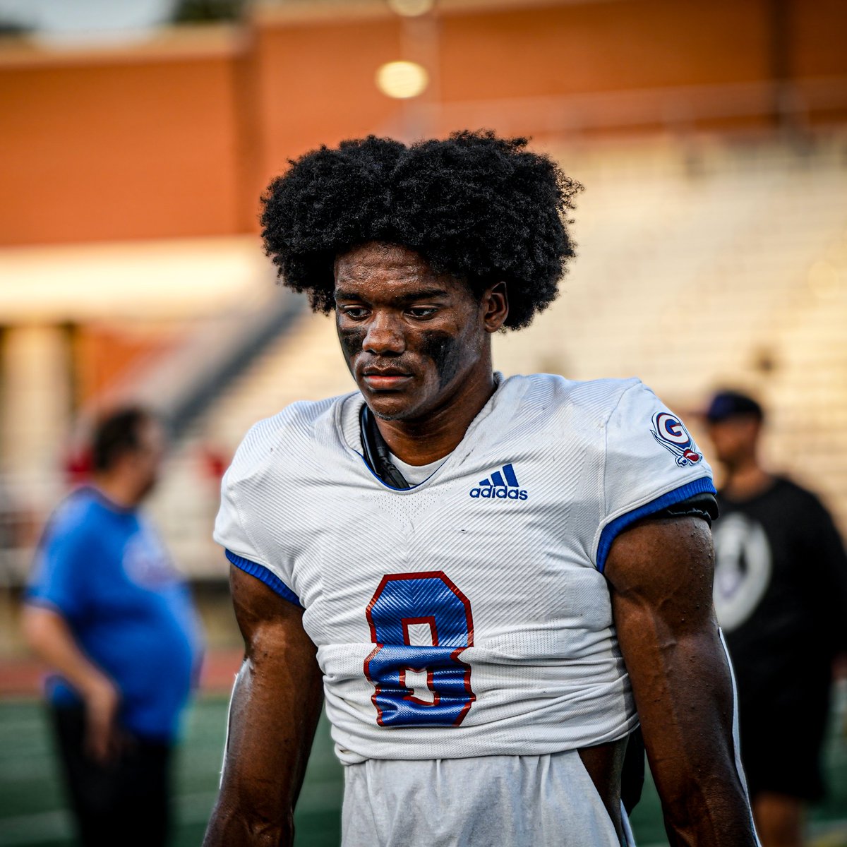 mattfreeman05_'s tweet photo. Opposing coach: "Don't kick to 8. Don't kick to 8." 

5 touchdowns (including 2 kick returns for TDs) later...@cam_will30 https://t.co/29vu1Stjpi