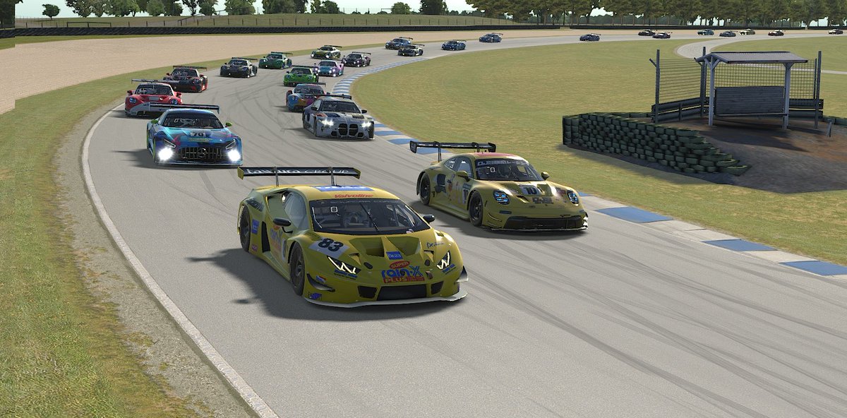 nhymk_cars's tweet photo. #iracing #OJSSimRacing
VRSエンデュランス3H フィリップアイランド ジグソーさん→まーぼーさん→わたし
Q18位 R14位
なんやかんやありまして…残り90分ほど手負いの状態で走りましたが💦
なんとか無事ゴールも出来ました🙌 https://t.co/aHCyos6pWC