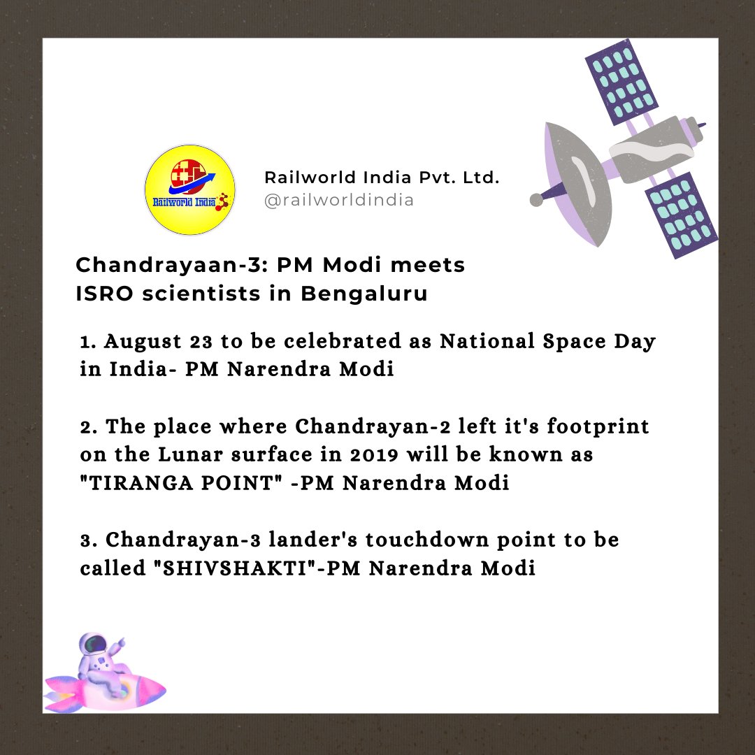 RailworldIndia's tweet photo. #ShivShakti #chanderyaan3 #Chandrayaan3 #isrochandrayaan3mission https://t.co/mOi3kEFSeP