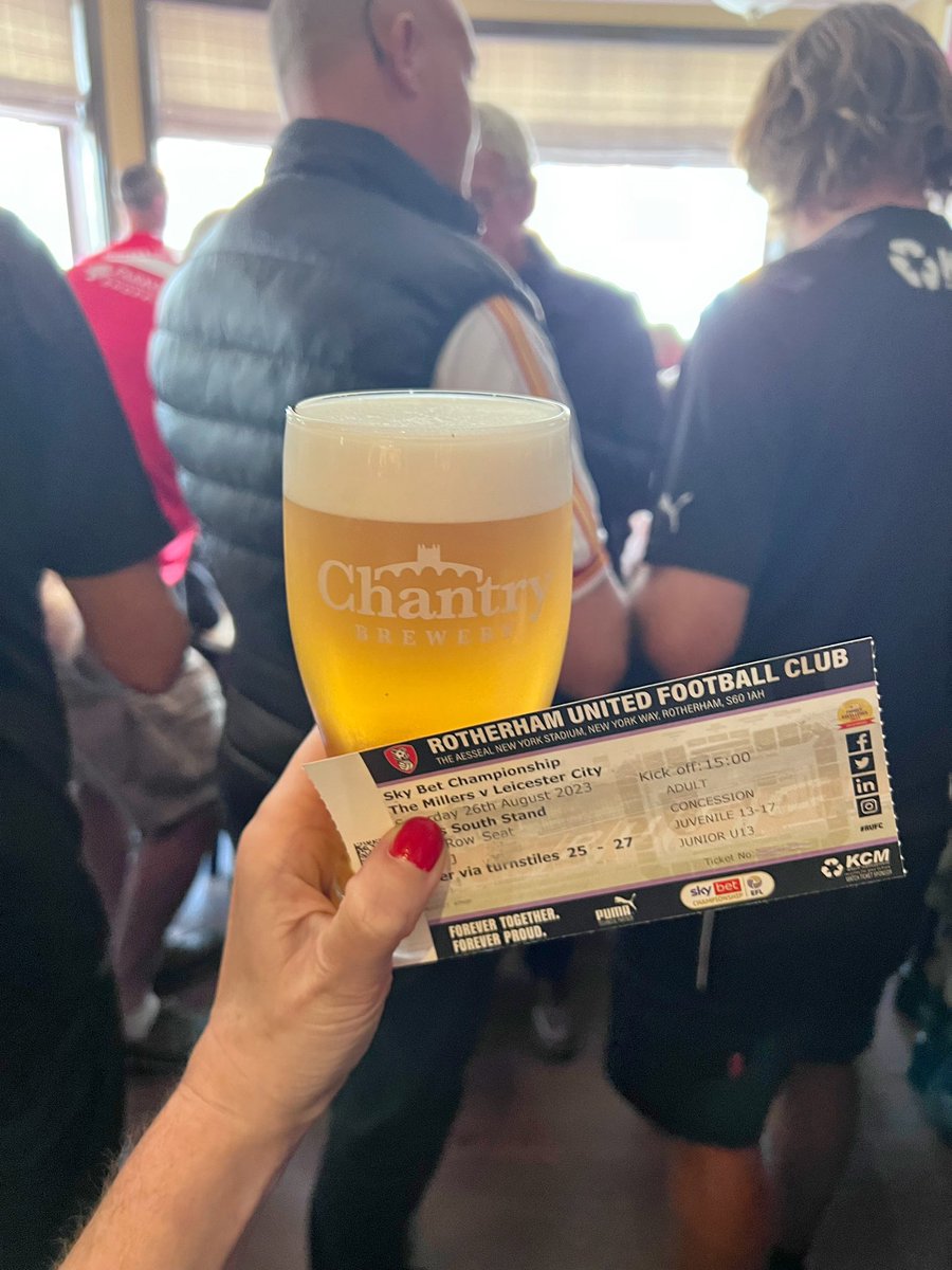 coolasleicester's tweet photo. Chantry Brewery beers and Rotherham (A).
#lcfc #leicester #ROTLEI https://t.co/OvFBtJHSuF