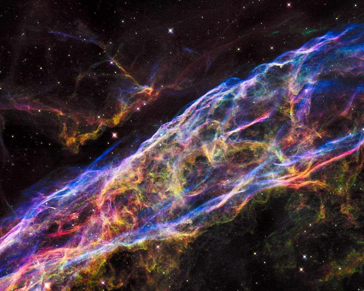 imagespace's tweet photo. The Veil Nebula, NGC 6960. https://t.co/vcksJ4Dg09