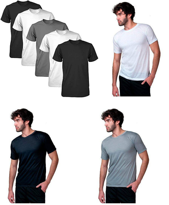 Kit com 5 Camisetas Masculina Dry Fit Part.B