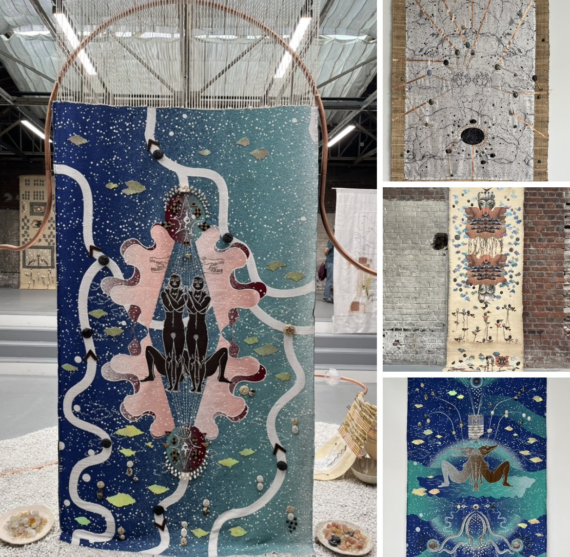 ChrisLavaquerie's tweet photo. Marie-Claire Messouma Manlanbien @messoumaa est "créatrice de liens" entre l’être humain, la nature et les cultures plurielles de ses origines. Il faut découvrir son expo au @PalaisdeTokyo "L’être, l’autre et l’entre" c’est superbement intéressant 🙏@fhekra13 pr le conseil avisé https://t.co/43yhDuXlfL