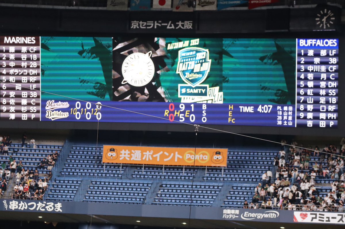LaLuce_orix's tweet photo. 大事な首位攻防戦第2ラウンド https://t.co/Ya1Dop4isX
