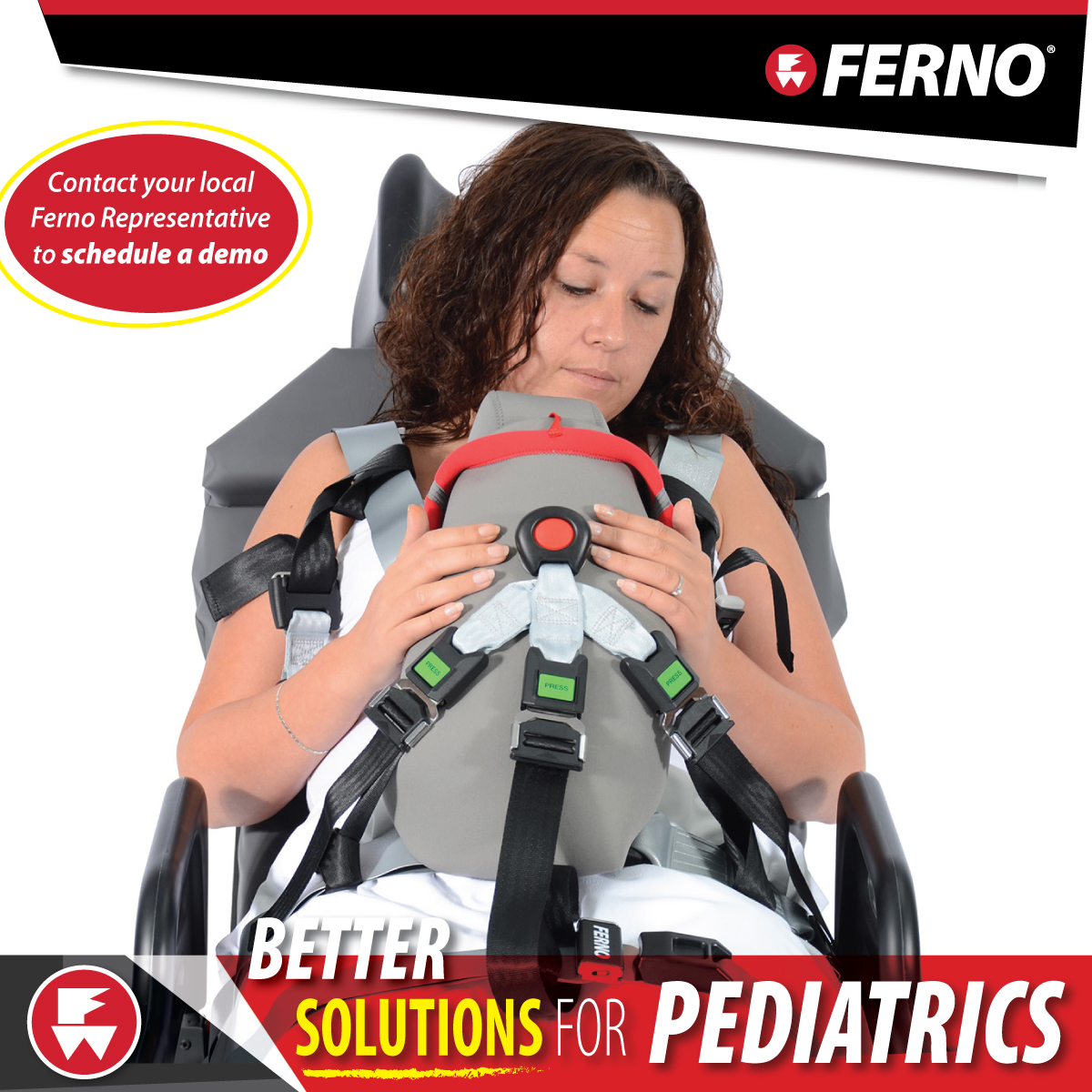 FERNOEMS's tweet photo. Provide your young patients with the best care possible. 💪
Safely secure ped patients from 3.5-100 lb to almost any cot
no additional equip or seats.
🟥https://t.co/7CiIdmsb0o
🟥DEMO https://t.co/8JuacCXNY5
#ProtectTheLittleOnes #RedIsTheWay #WhenItsCritical #WeAreFerno https://t.co/eQr3gN9hVl