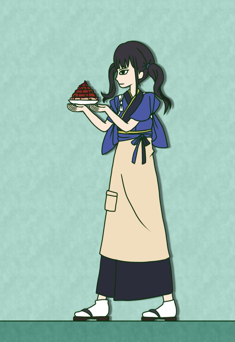 井ノ上たきな 「リコリス・リコイル8話#リコリコ #古代壁画風 」|キタのイラスト