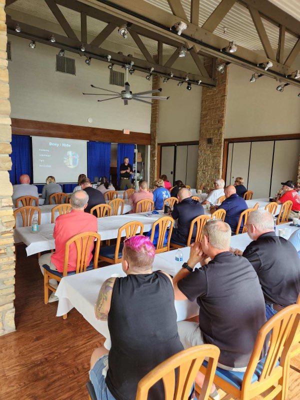 Just finished a 4 hour Active Shooter Incident Training for  “Lake Cumberland Healthcare Symposium” at Lake Cumberland State Park, Jamestown, Kentucky. All I can say is I’m very humbled to have been ask to help them with their training needs and helping out the medical field..