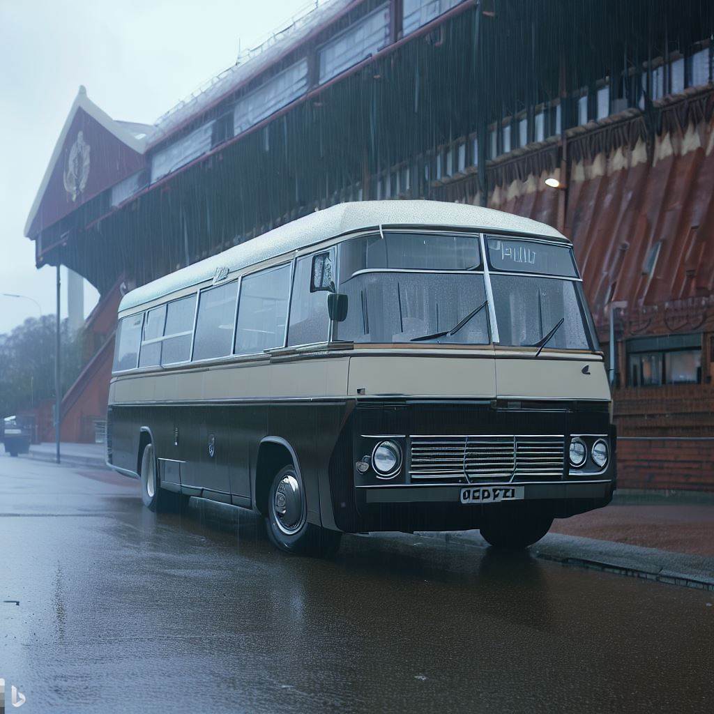 JonBoyCagliari's tweet photo. The Plumpton Town Coach has just arrived. The disembarking players received a warm Ailington welcome from the waiting Ailies supporters, with a fruit, vegetable and egg shower. #AAFC #Ailington #UpTheAilies https://t.co/6pIndEiX1q