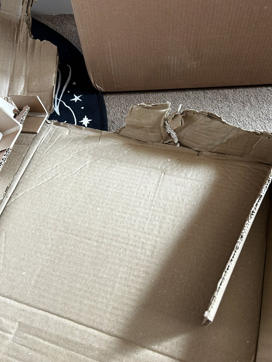 defective_model's tweet photo. @DunelmUK hi my sons bed arrived broken. The package was damaged and when I opened it I found this mess now my son has no bed. Can you help I rang the number on the internet and it says it’s closed. https://t.co/Cvj0JadZbn