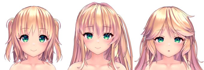 以前のおフェイスの個人的に気になるところを再調整してみたものを置いておいたのでよければ
https://t.co/u9TCYdFOqv 