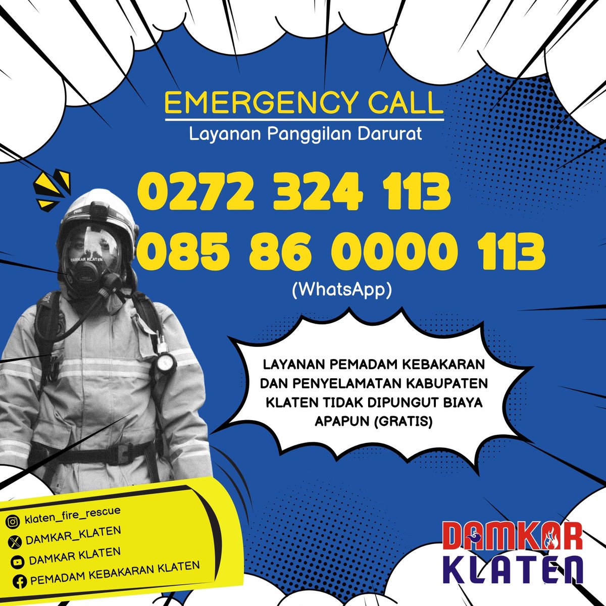 DAMKAR KLATEN tweet media