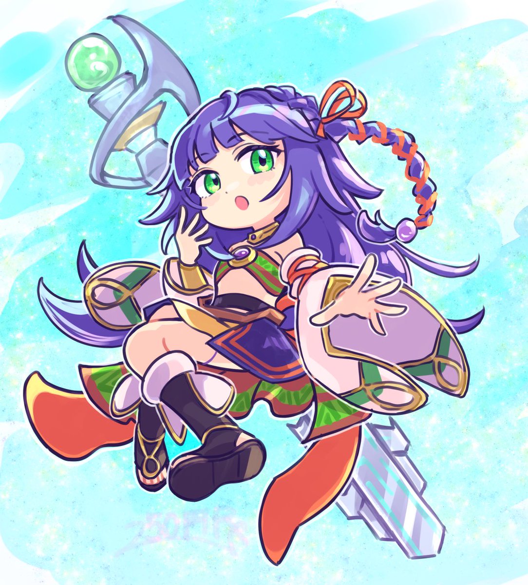 「イヴのデフォルメ 」|250円R（ふぁーばん）のイラスト