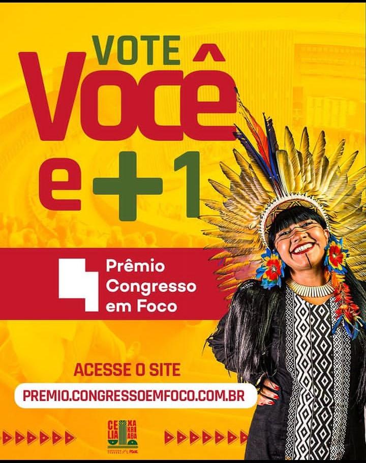 Vamos galera  vote em celia xacriabà 👇
